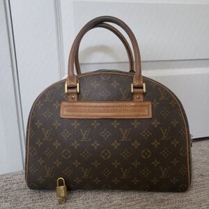 Louis Vuitton LV Nolita Bowler Satchel Bag Monogram Comes with an LV Lock & Key